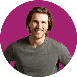 A person smiling