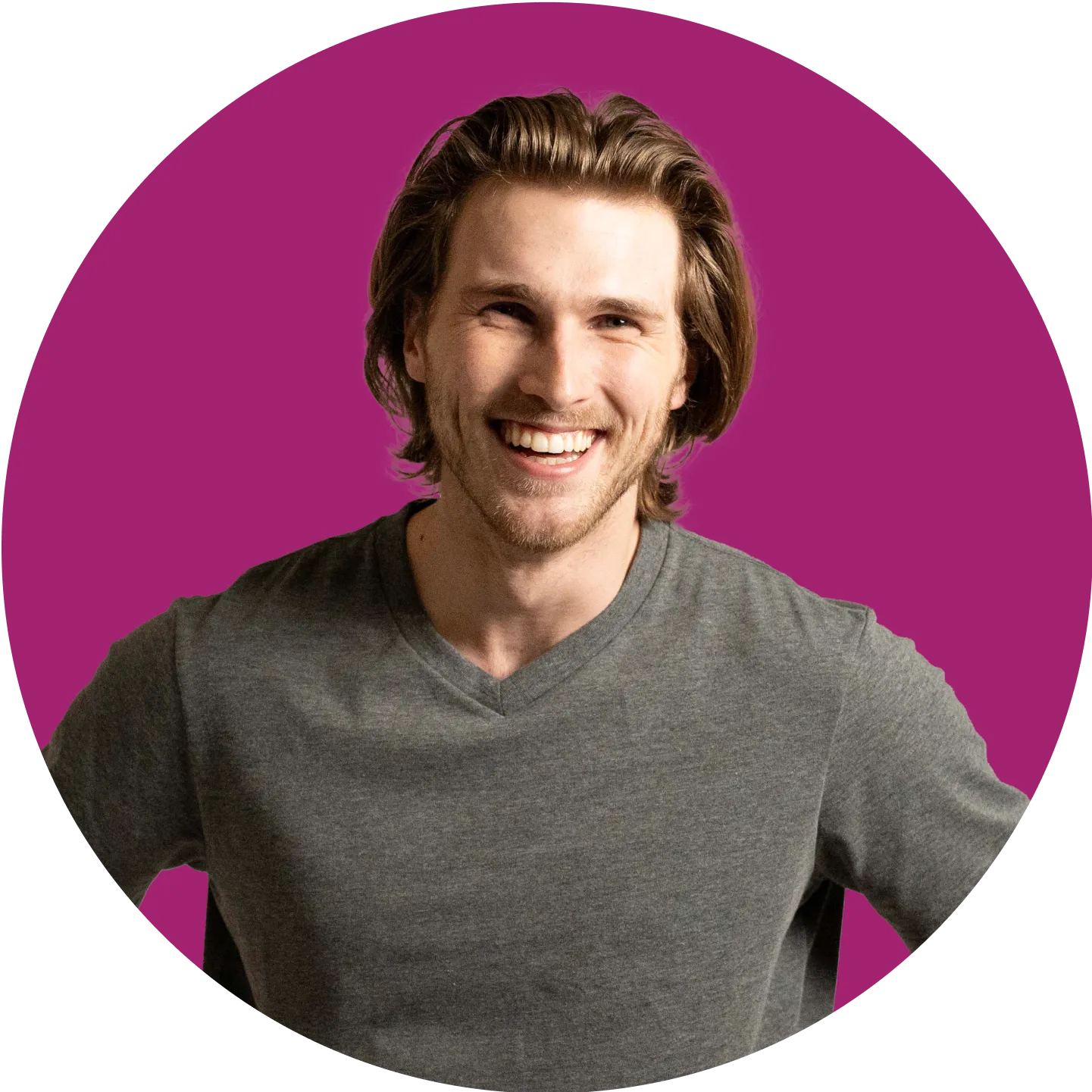A person smiling