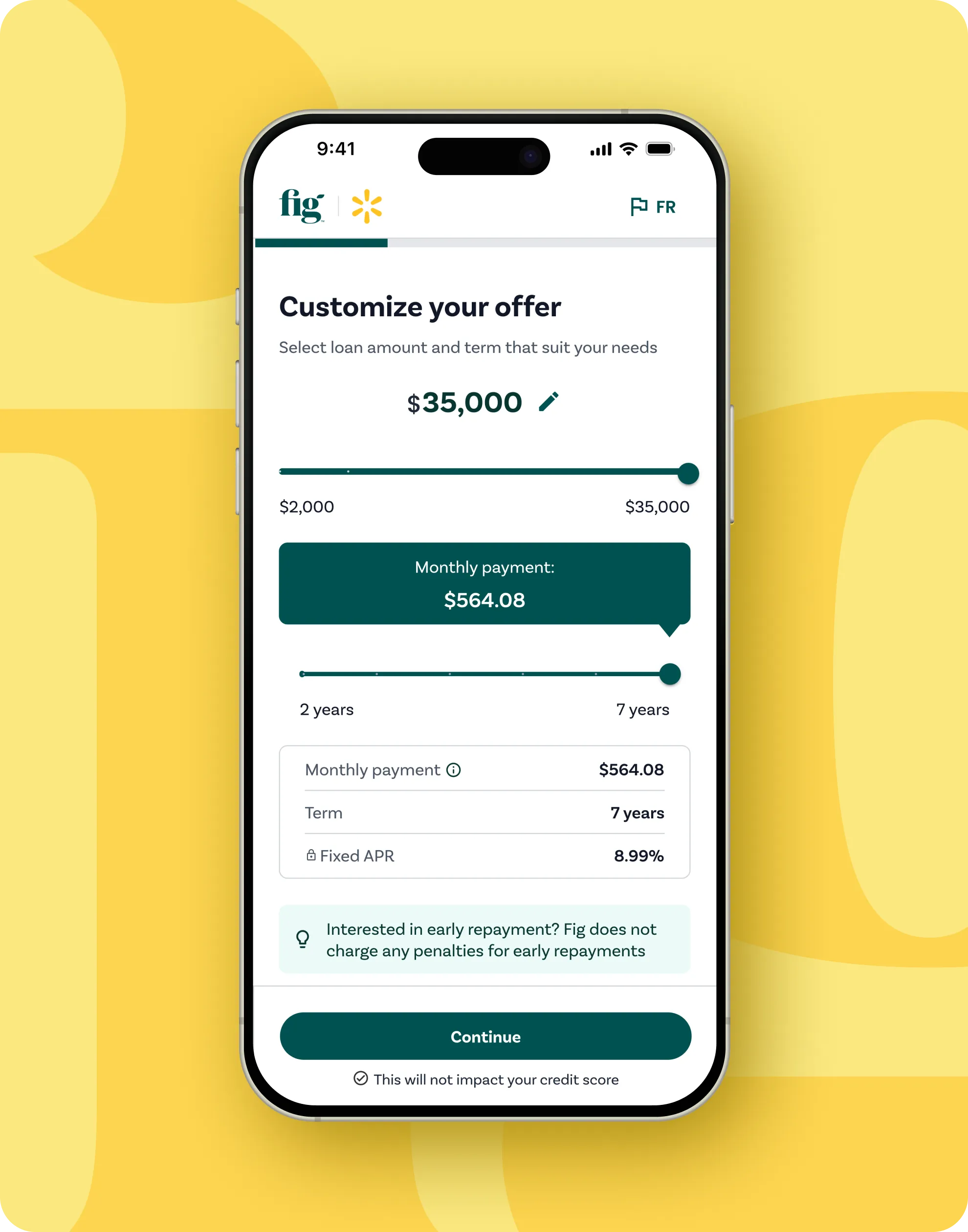Complete your application in minutes