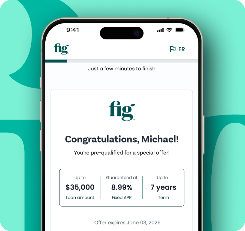 Pre-approved loan offer