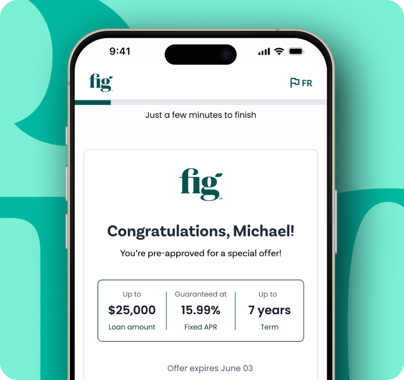 Pre-approved loan offer